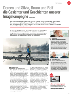 Doreen und Silvia, Bruno und Rolf &ndash; die Gesichter und Geschichten
