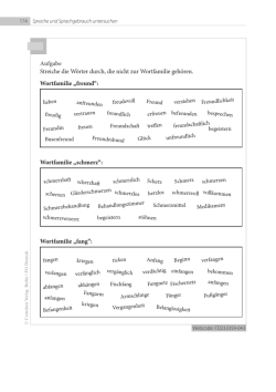 Wortfamilie „schmerz“
