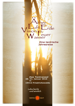 Eine tantrische Jahresreise