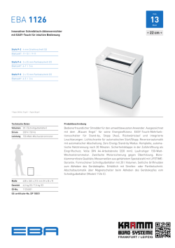 EBA 1126 - Innovativer Schreibtisch