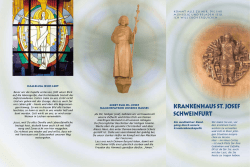 Flyer Kapelle - Krankenhaus St. Josef