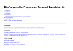 Linguatec - Support Personal Translator 14