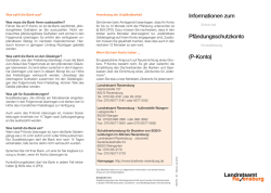 Informationen zum Pf&auml;ndungsschutzkonto (P