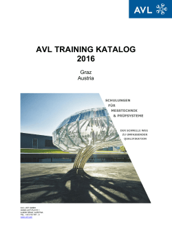 avl training katalog 2016