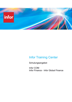 Infor Training Center