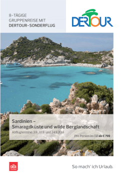 Sardinien - Smaragdküste und wilde Berglandschaft