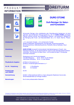 DURO STONE Produktinformation CLP