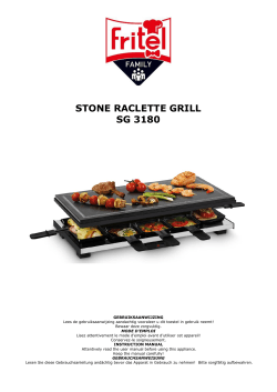 STONE RACLETTE GRILL SG 3180