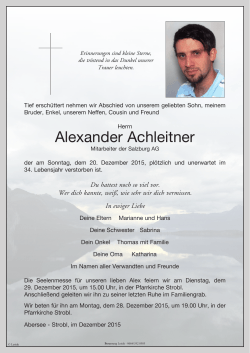 Alexander Achleitner