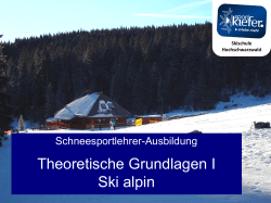Skript Theorie-Abend I für Skilehrer vom 18. Nov 2015