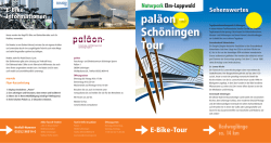 E-Biketour Flyer - Stadt Sch&ouml;ningen