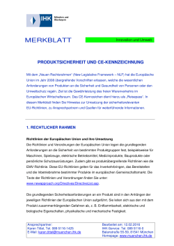MERKBLATT - IHK München und Oberbayern