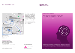 Angehörigen-Forum - Alzheimervereinigung Kanton Zürich