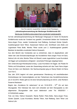JHV-2015 - SV OG Nienburg