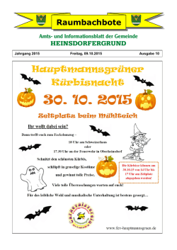 Raumbachbote - Heinsdorfergrund