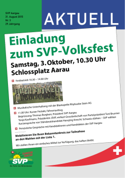 aktuell - SVP Aargau