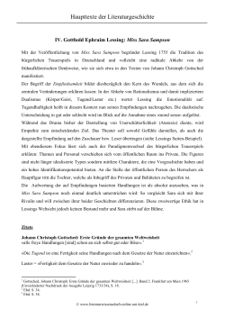 Haupttexte der Literaturgeschichte