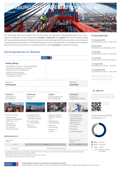 HAMBURGER HAFEN UND LOGISTIK AG