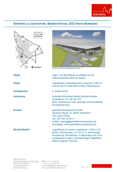 Greenfield Logistikpark, Bremer Stra&szlig;e, GVZ Hafen N&uuml;rnberg