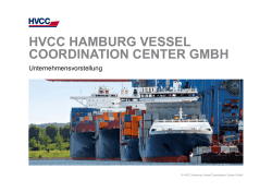 HVCC HAMBURG VESSEL COORDINATION CENTER GMBH