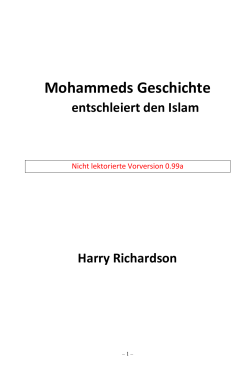 Mohammeds Geschichte - Atheisten-Info