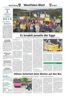 Es brodelt jenseits der Egge
