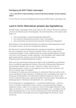Land in Sicht! Alternativen jenseits des Kapitalismus