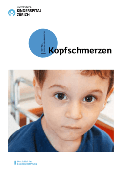 Kopfschmerzen - Kinderspital Z&uuml;rich