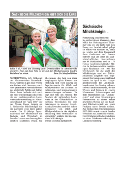 sächsische milchkönigin gibt sich die ehre