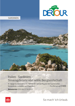 Italien &bull; Sardinien - Flughafen Saarbr&uuml;cken