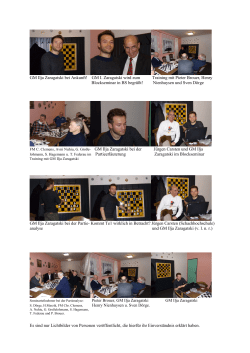 GM Ilja Zaragatski bei Ankunft! GM I. Zaragatski wird zum Training