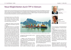 Neue Möglichkeiten durch TPP in Vietnam