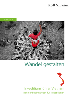 Investitionsf&uuml;hrer Vietnam