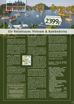 Ein Reisetraum: Vietnam & Kambodscha - Hauser