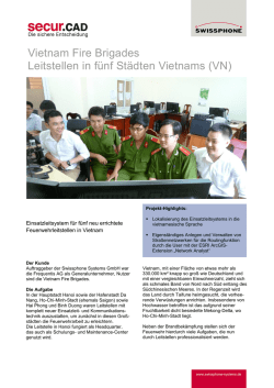 Vietnam Fire Brigades Leitstellen in fünf Städten Vietnams (VN)