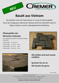 Basalt aus Vietnam