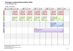 TLM-Zeitplan