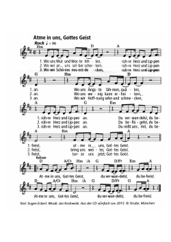 i Atme in uns, Gottes Geist