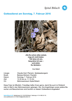 Gottesdienstflyer als PDF