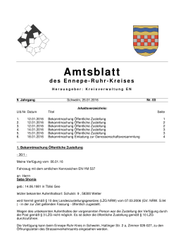 Amtsblatt 2016 03 - Ennepe-Ruhr