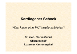Kardiogener Schock - Luzerner Kantonsspital