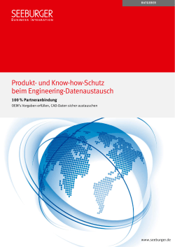 Produkt- und Know-how-Schutz beim Engineering