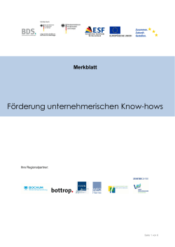 Know-how-Beratung