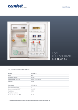 tisch- kühlschrank kse 8547 a+