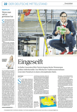 Eingeseift
