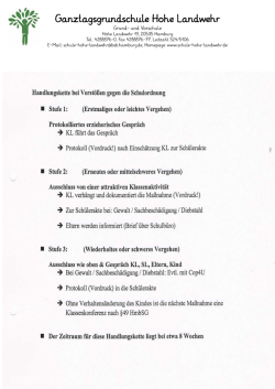 Handlungskette 15_16 - Schule Hohe Landwehr