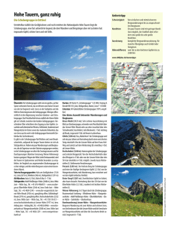 Hohe Tauern, ganz ruhig
