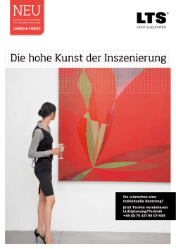 Die hohe Kunst der Inszenierung
