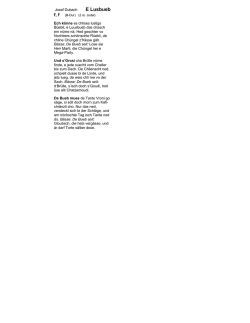 Josef Dubach E Lusbueb Ech k&ouml;nne es chlises lustigs B&uuml;ebli, e