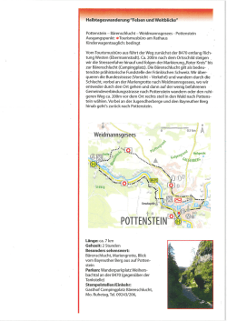 Hallotageswanolerung &rdquo;Felsen und Weitblicke&rdquo;